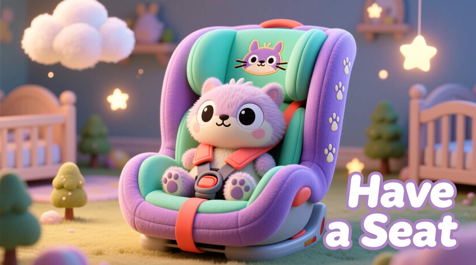 have a seat car seat labubu