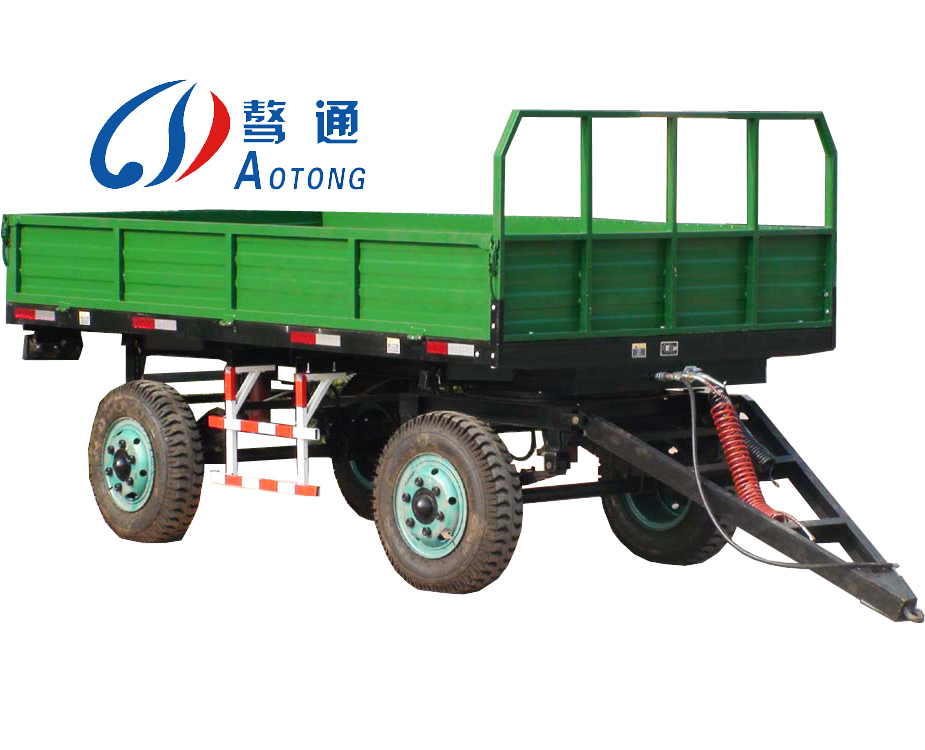 5トン4輪農業チッピングトレーラー - 鉄製トラックトレーラー、5000kg、24V