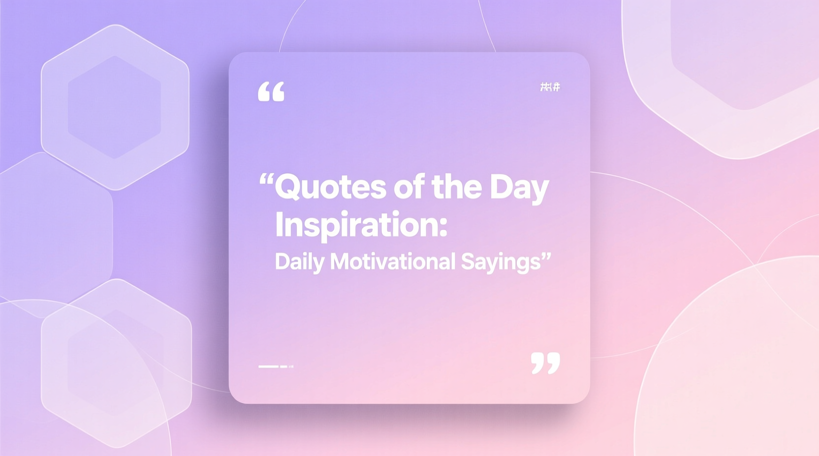 quotes of the day inspiration