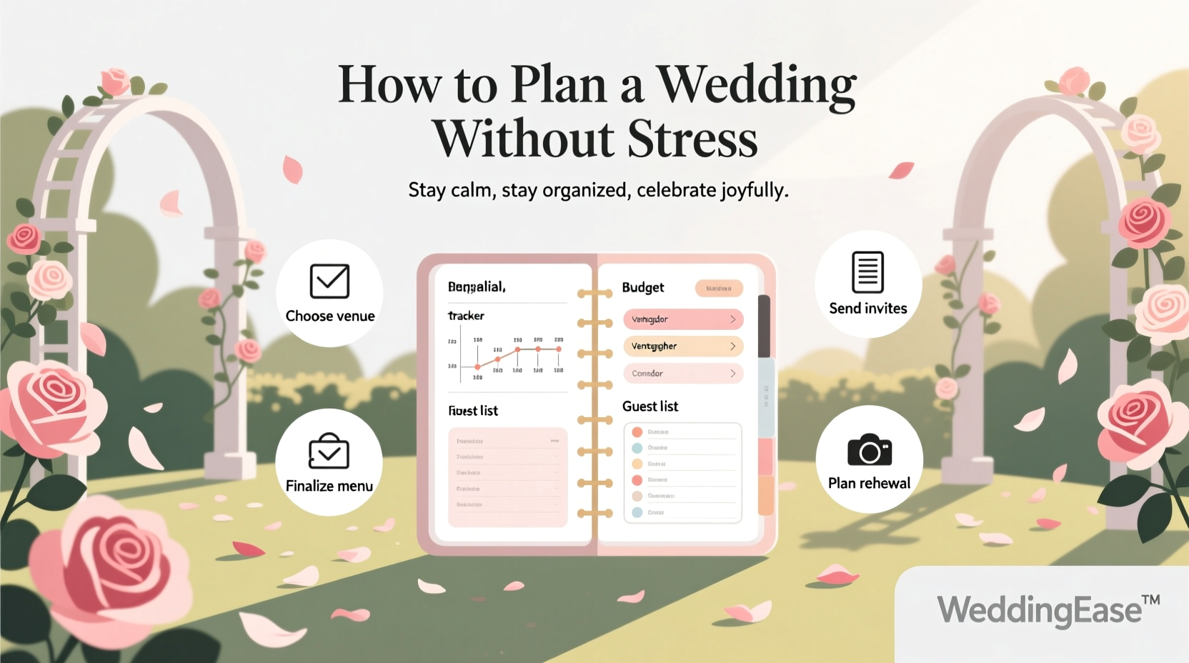 how to plan a wedding without stress