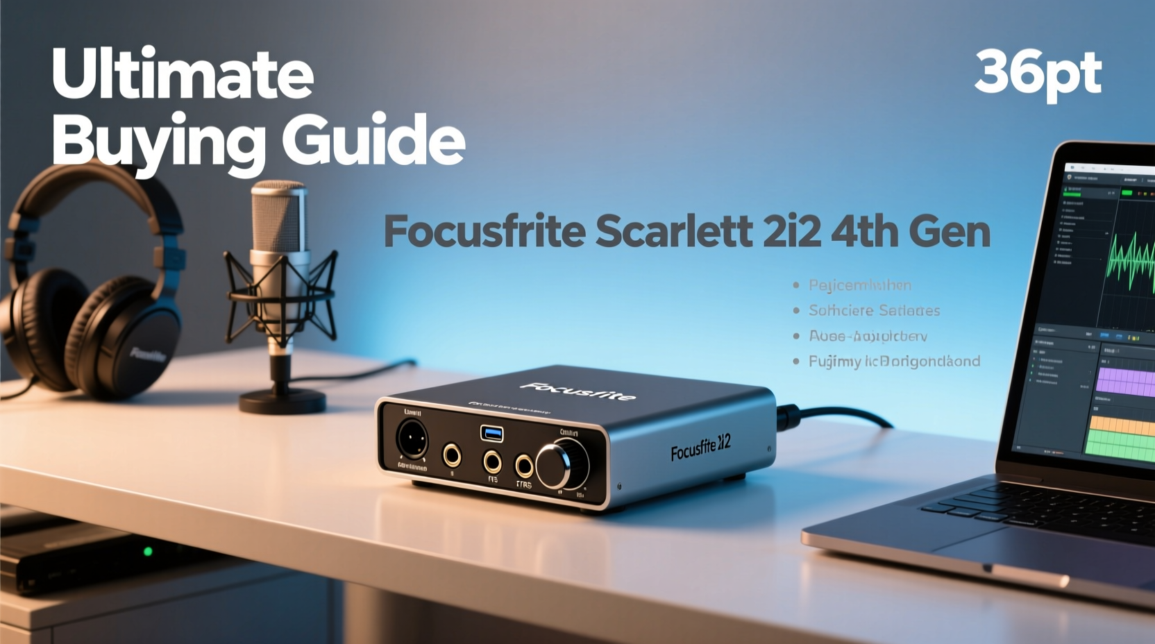 focusrite scarlett 2i2 4th generation sound card