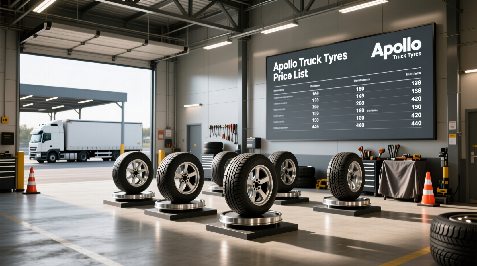 What Is the Price of Apollo Truck Tyres? Full 2024 List & Comparison