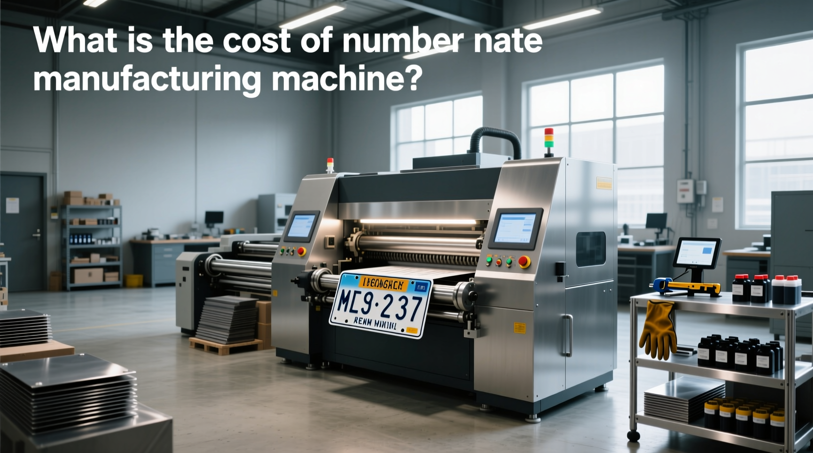 How to Choose License Plate Printing Machine, What Is the Cost?