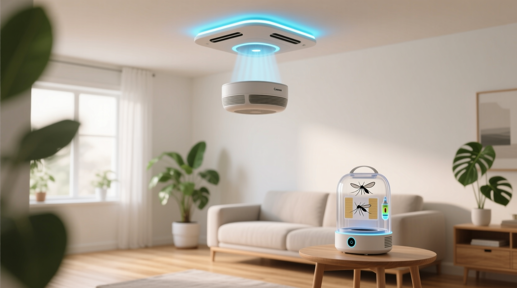 get rid of indoor mosquitoes
