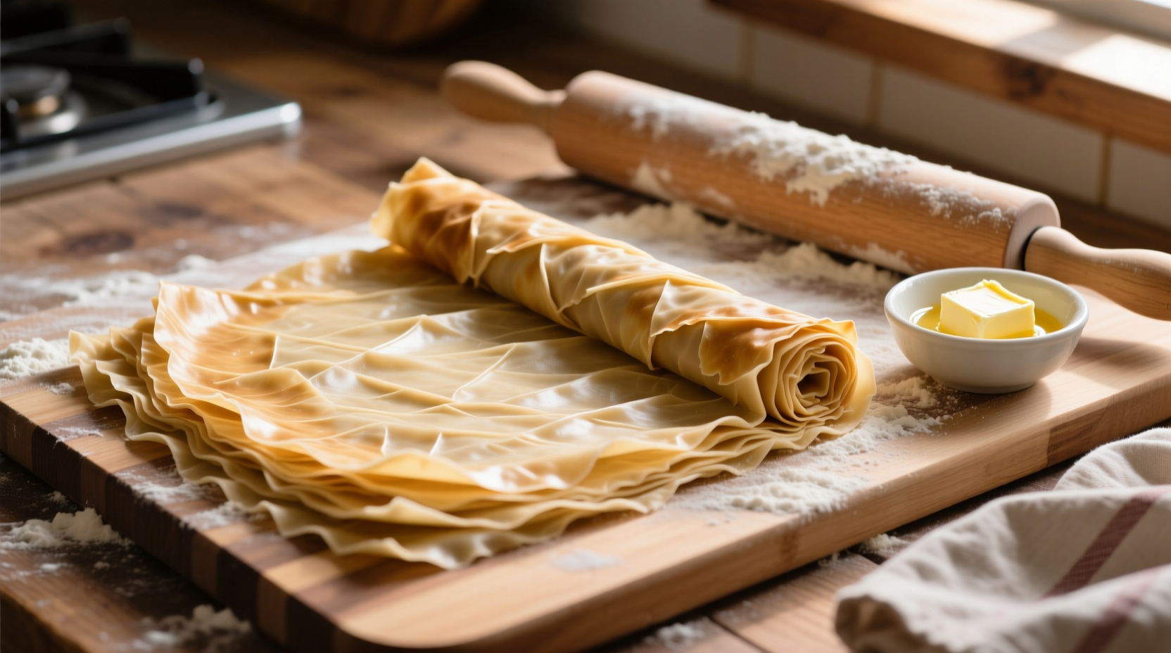 homemade phyllo dough recipe