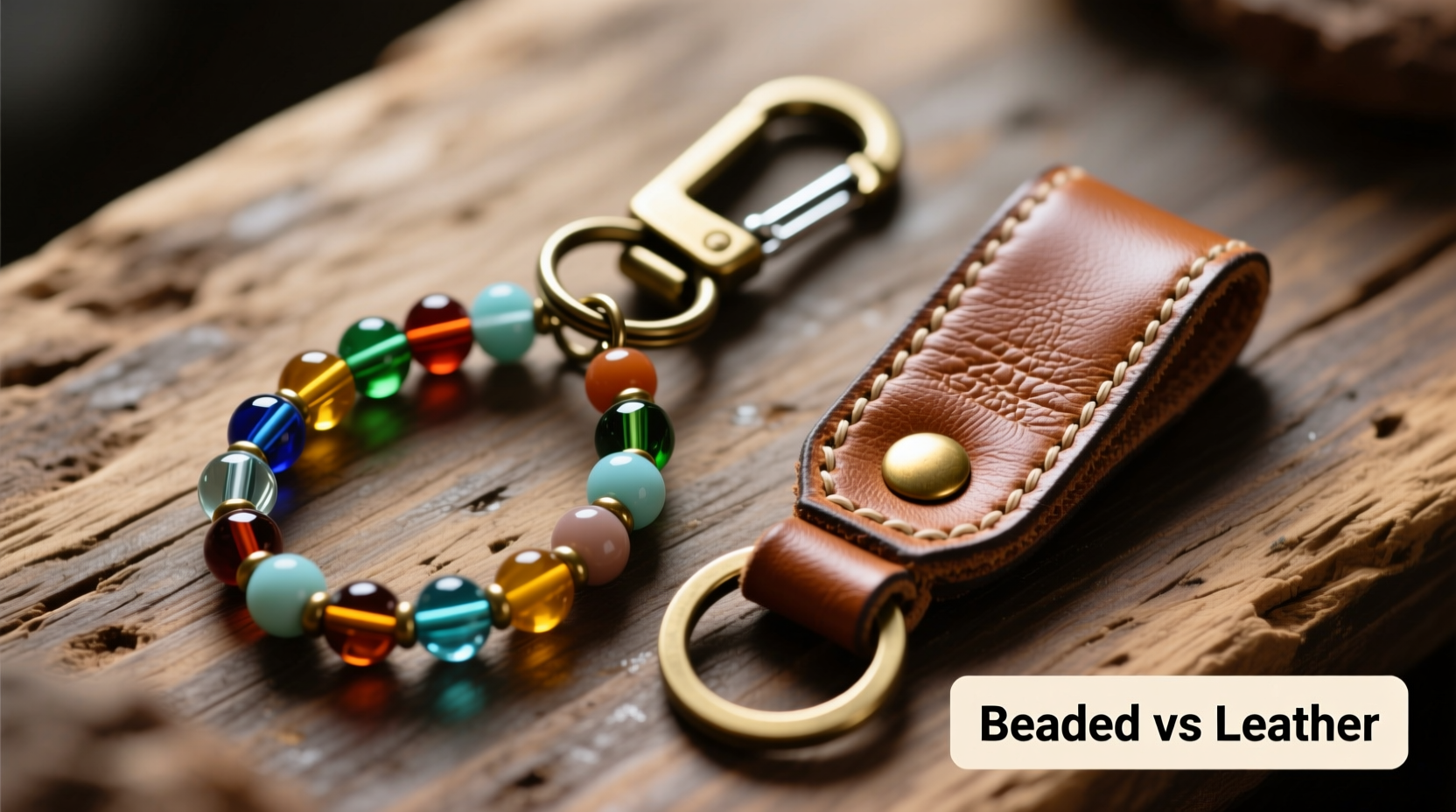 beaded vs leather keychains are beaded keychains more durable than leather