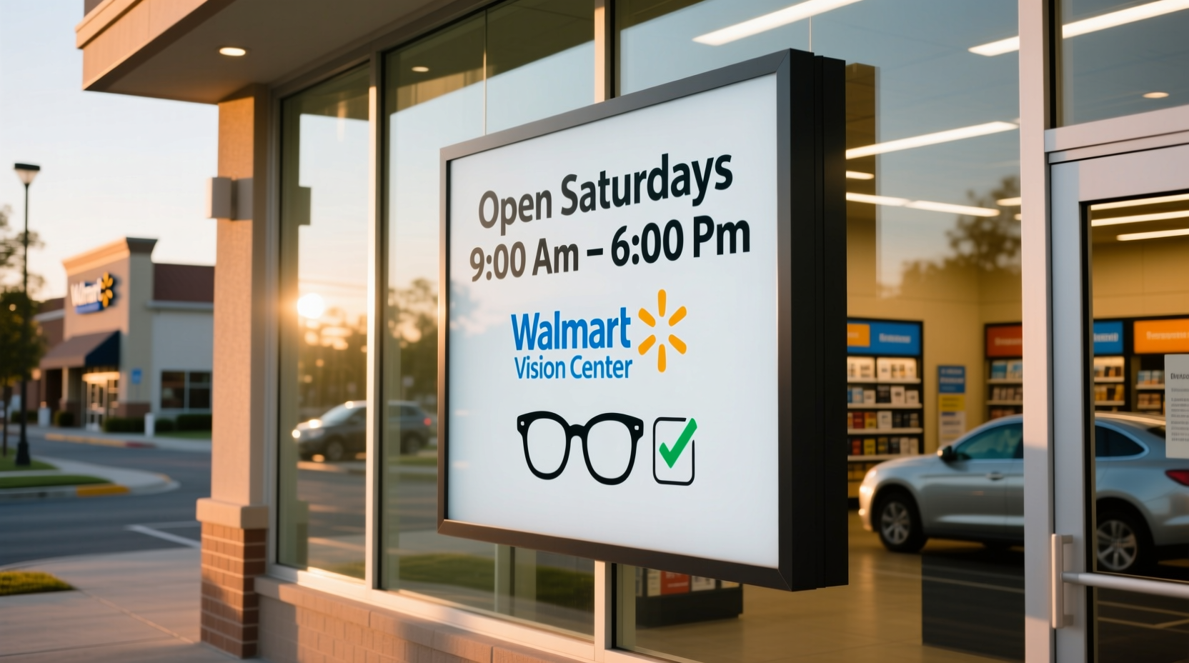 is walmart vision center open on saturdays