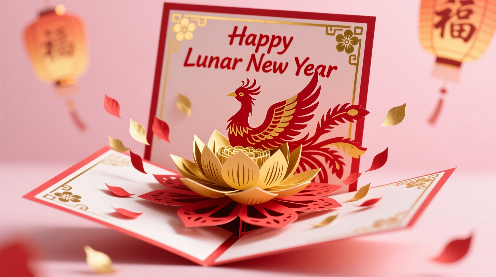 how to make a pop up card for new year
