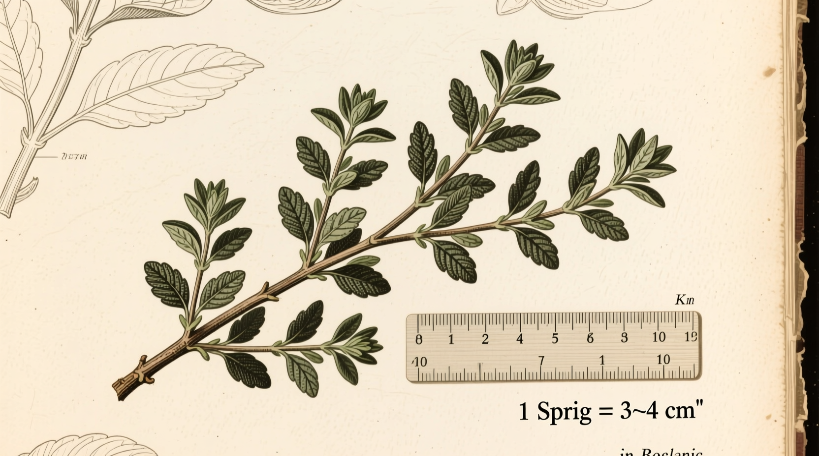 How Much Thyme Is in a Sprig? Exact Measurements