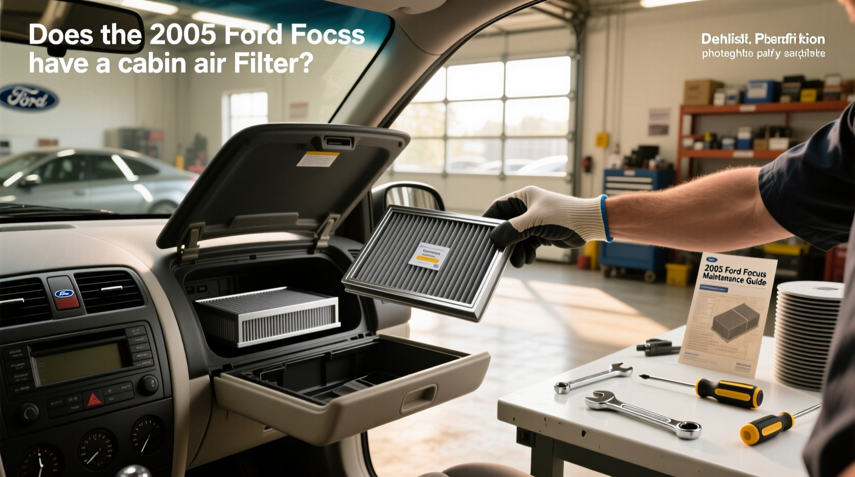 2005 ford focus cabin air filter yes or no 