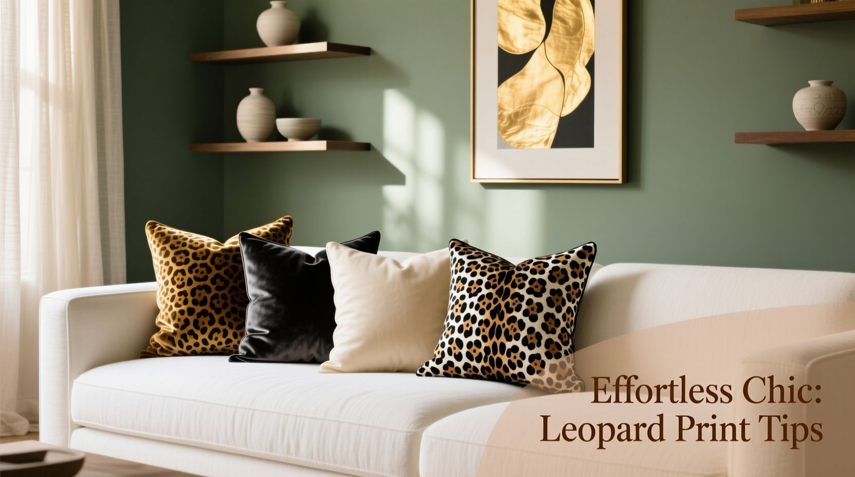 effortless chic expert tips to style leopard print pillows for a sophisticated space