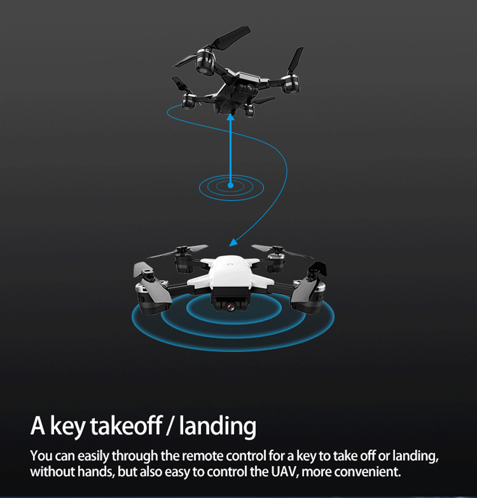 ドローンYH-19 YH-19 Foldable Drone - Compact, Camera-Equipped FPV Helicopter