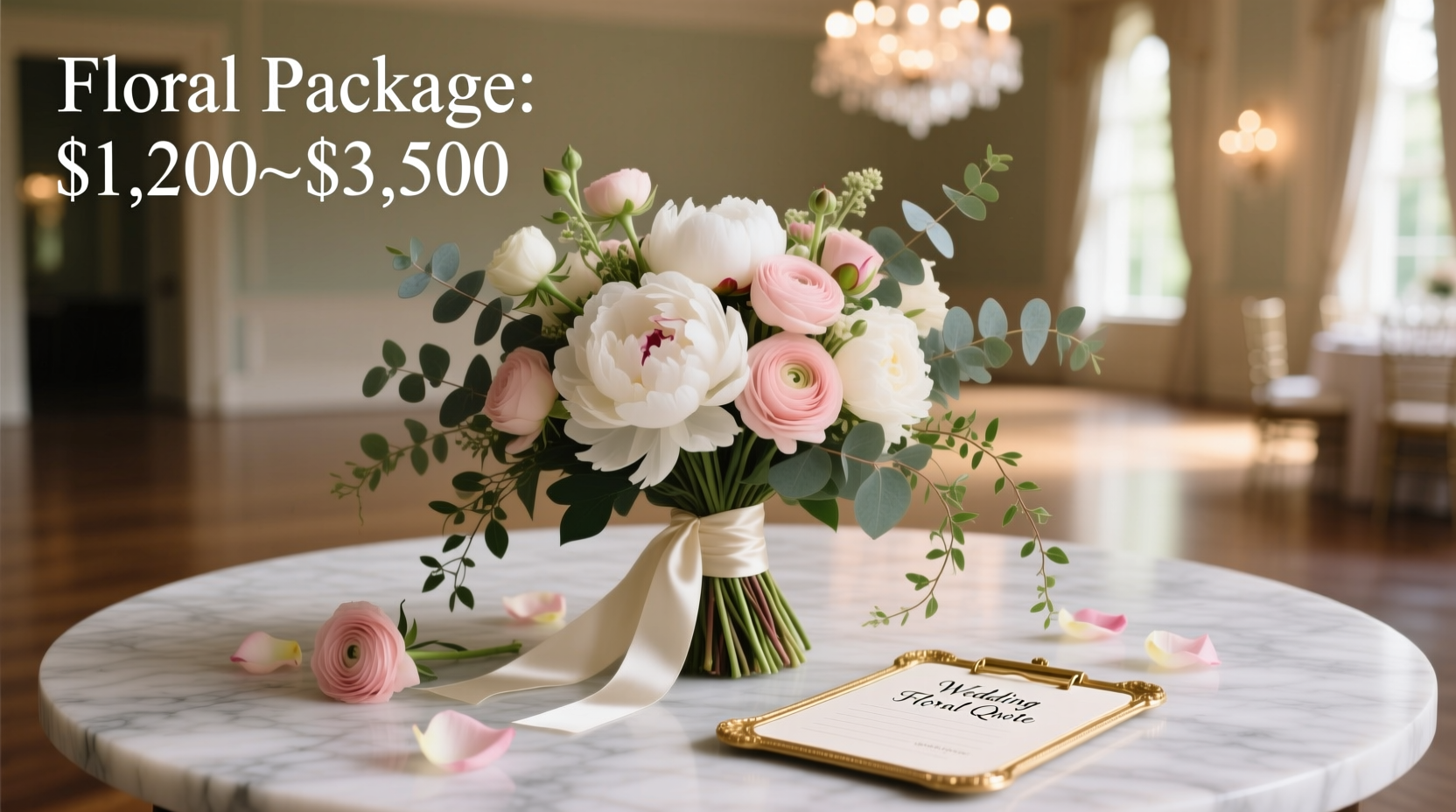 how much are wedding florals