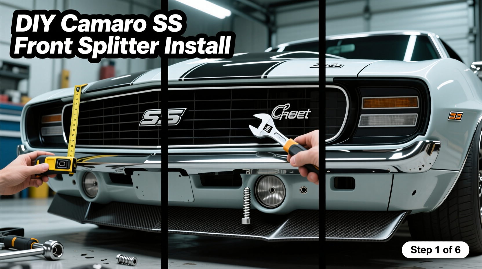 camaro ss splitter install diy