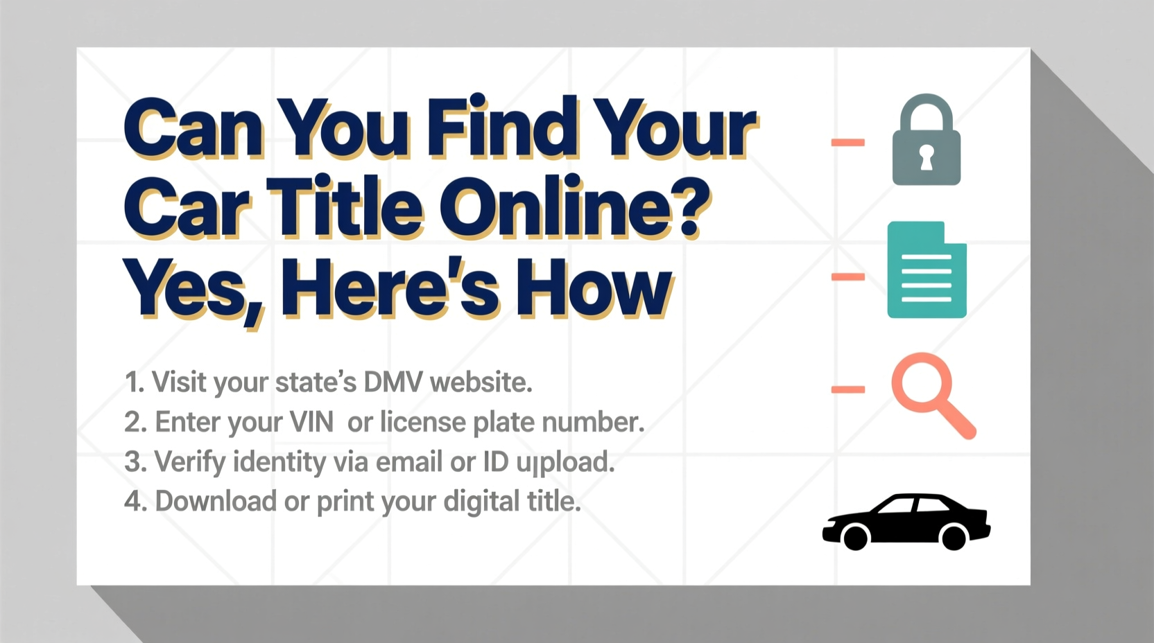 can i find my car title online