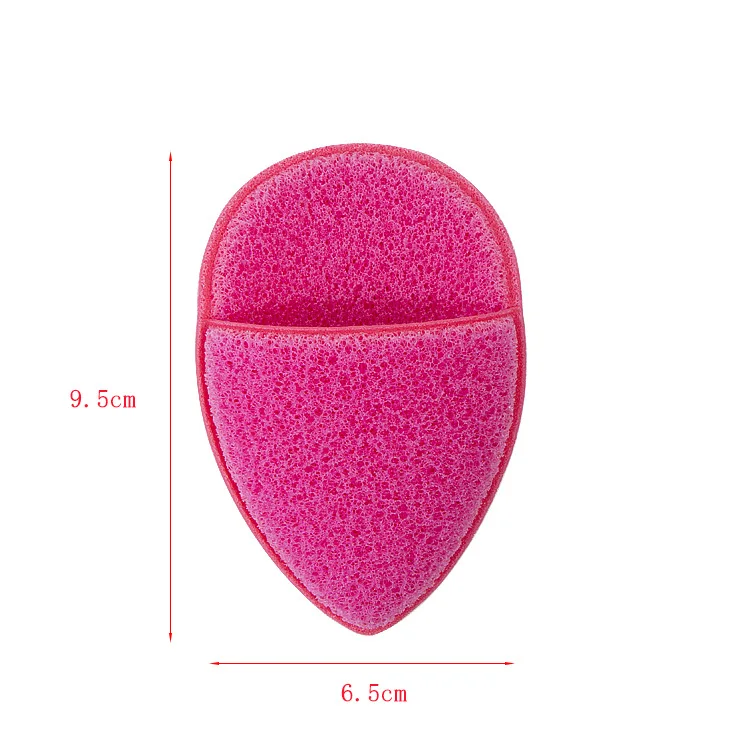 Portable 9.5*6.5*1.5cm Honeycomb makeup remove puff luxurious cleansing puff reusable cleansing Deep Cleanser