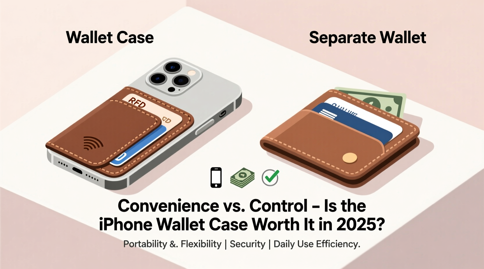 iphone wallet case vs separate wallet is the convenience really worth it in 2025