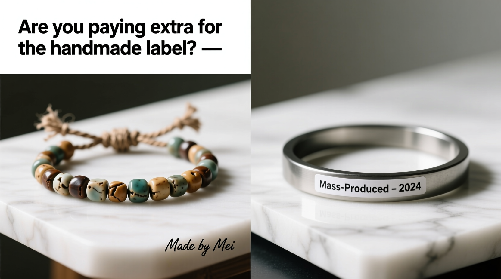 handmade vs mass produced bracelets are you paying extra just for the handmade label 2