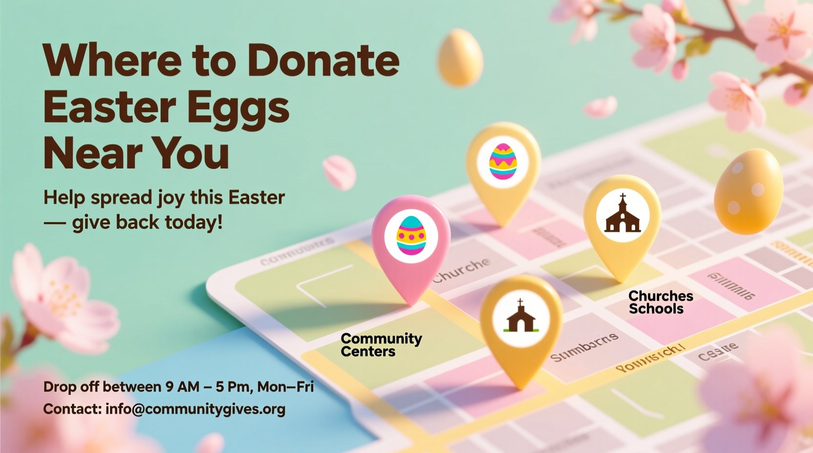 where can i donate easter eggs near me
