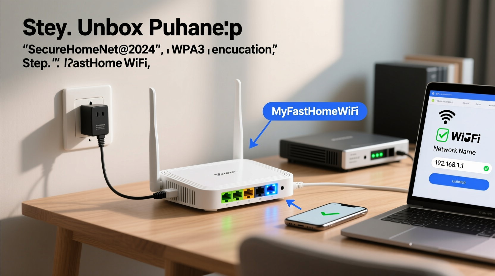 step by step guide how to connect a router for fast and secure home internet