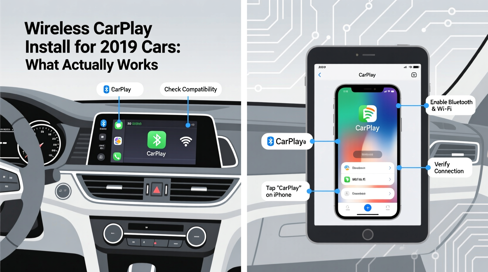 wireless carplay install 2019