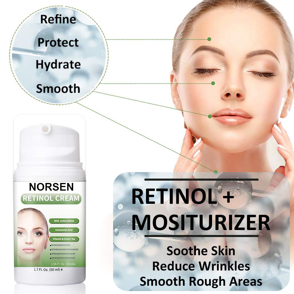 OEM Natural Organic Wrinkles Fine Lines Firming Skin Whitening Retinol Face Cream