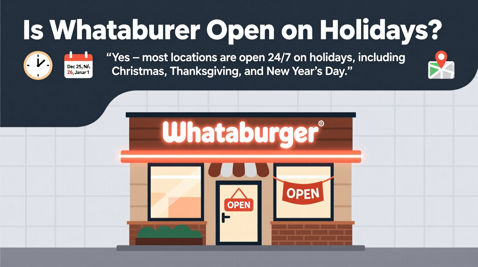 is whataburger open on holidays