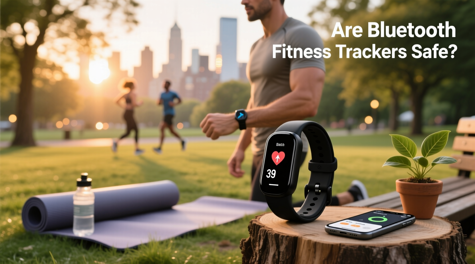 are bluetooth fitness trackers safe 