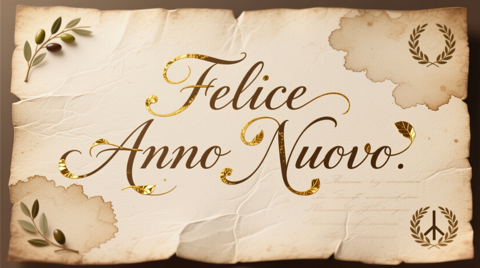 how to say happy new year italian