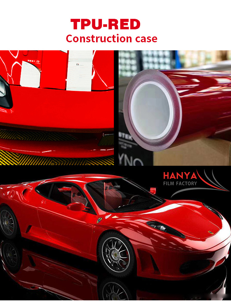tpu/tph材料颜色: 黑色红色蓝色绿色灰色车漆保护膜自修复汽车包装