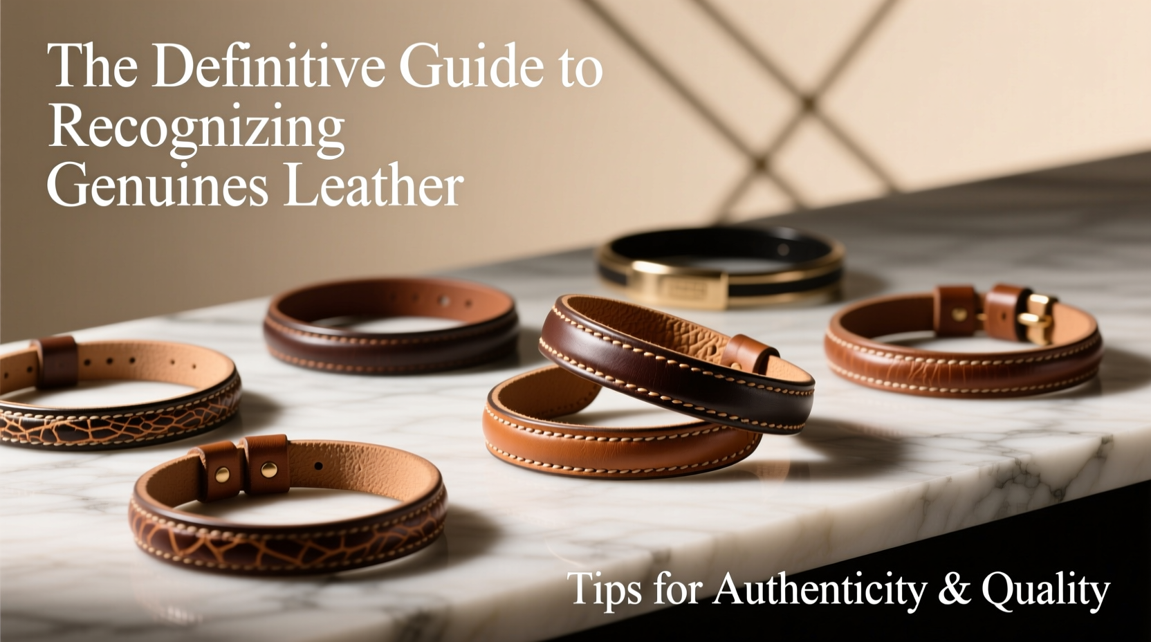 the definitive guide to recognizing genuine leather in bracelets tips for authenticity and quality