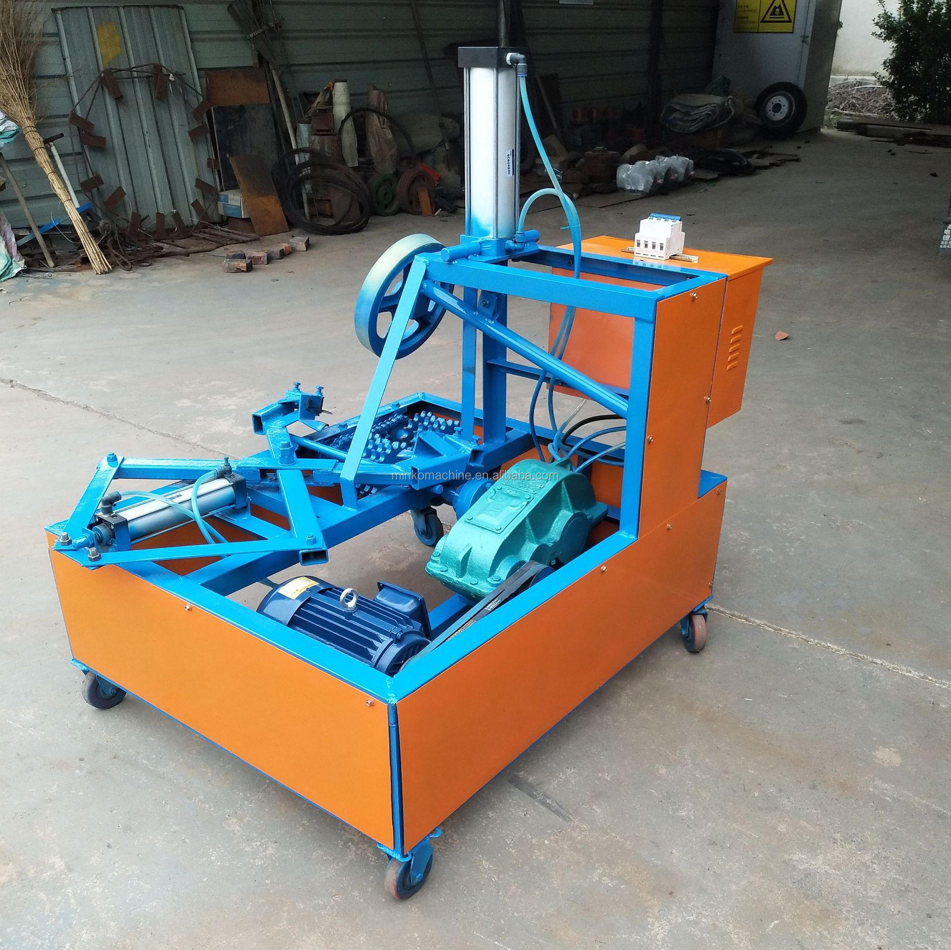 Scrap Big Truck Tire Sidewall Cutting Machine Mechanical Recycling Tire