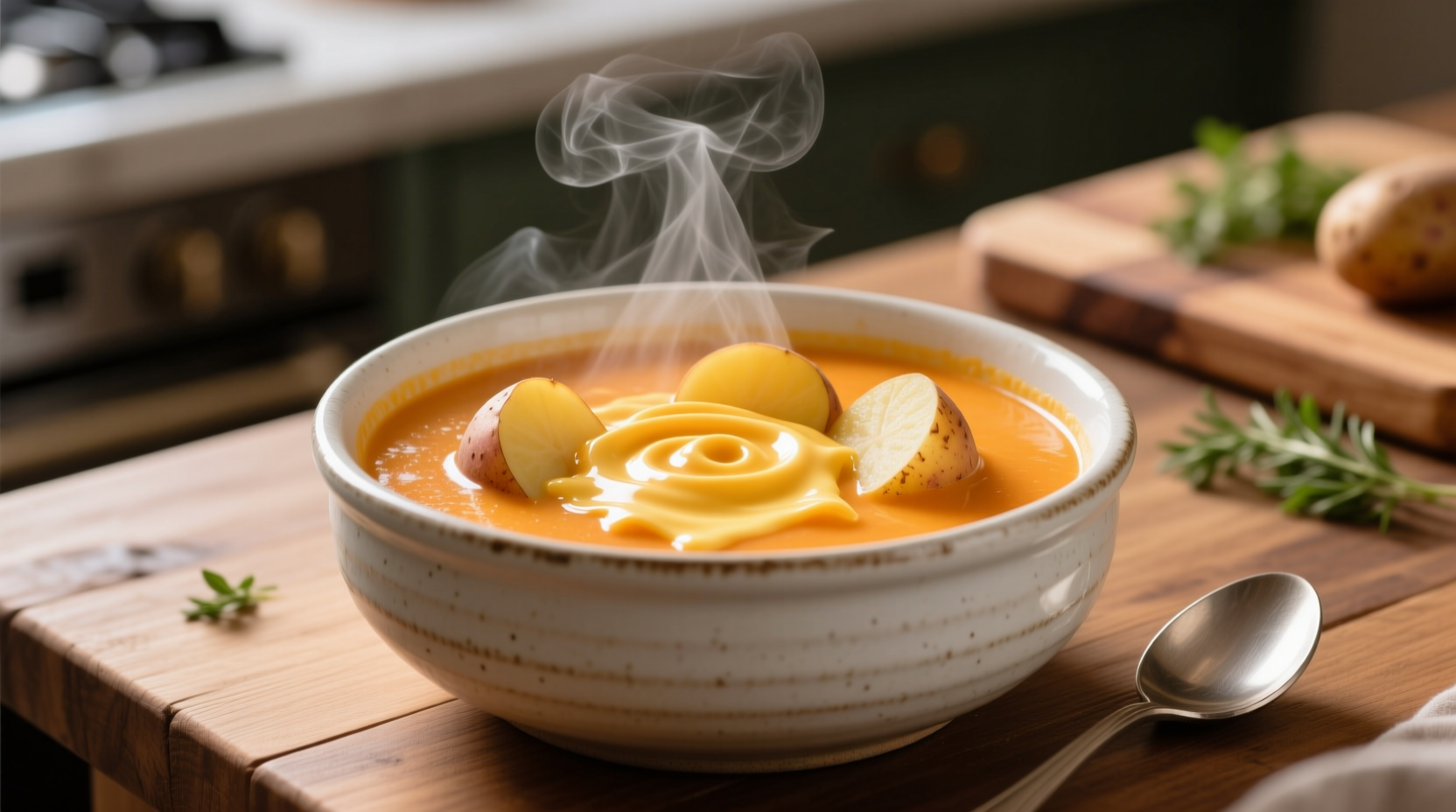 Perfect Potato and Velveeta Cheese Soup in 30 Minutes