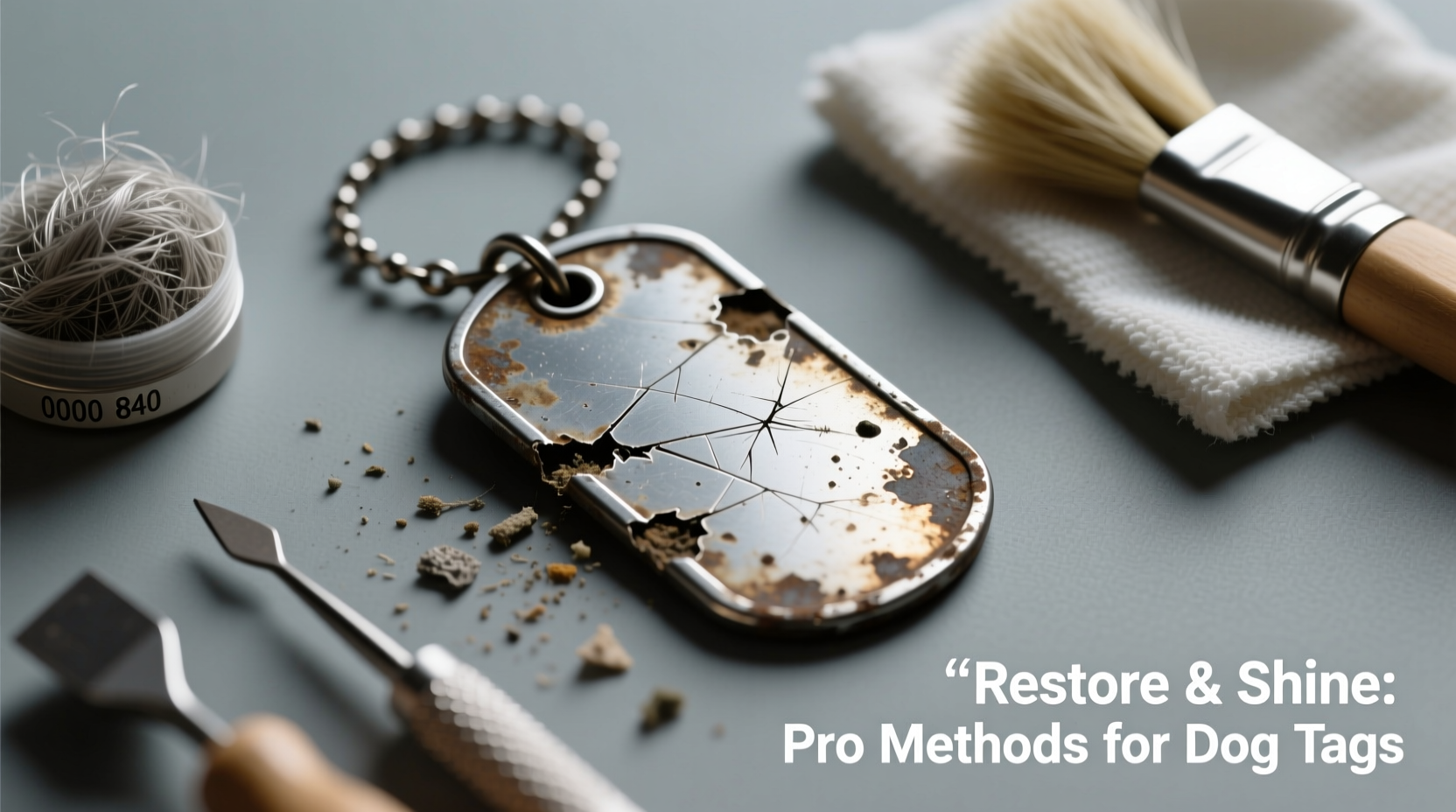 effective methods to remove scratches from dog tags and restore their shine