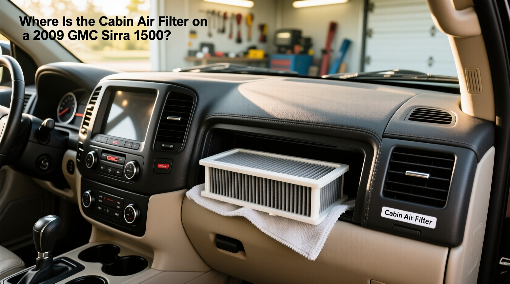 2009 silverado cabin air filter location replacement