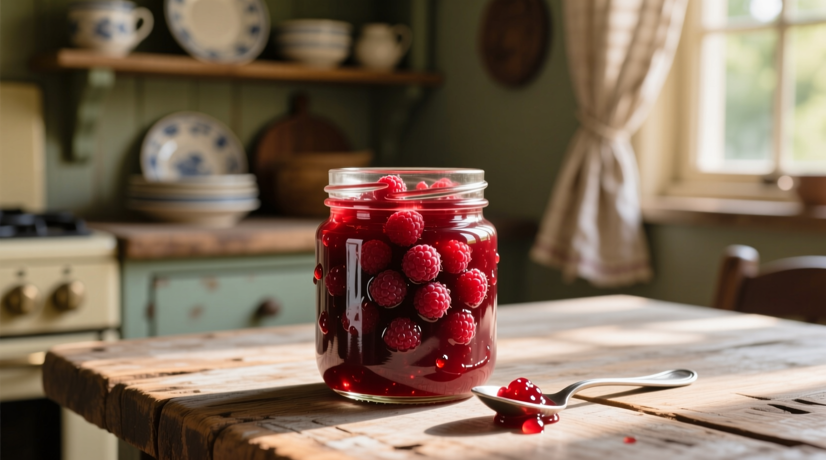 quick raspberry jam