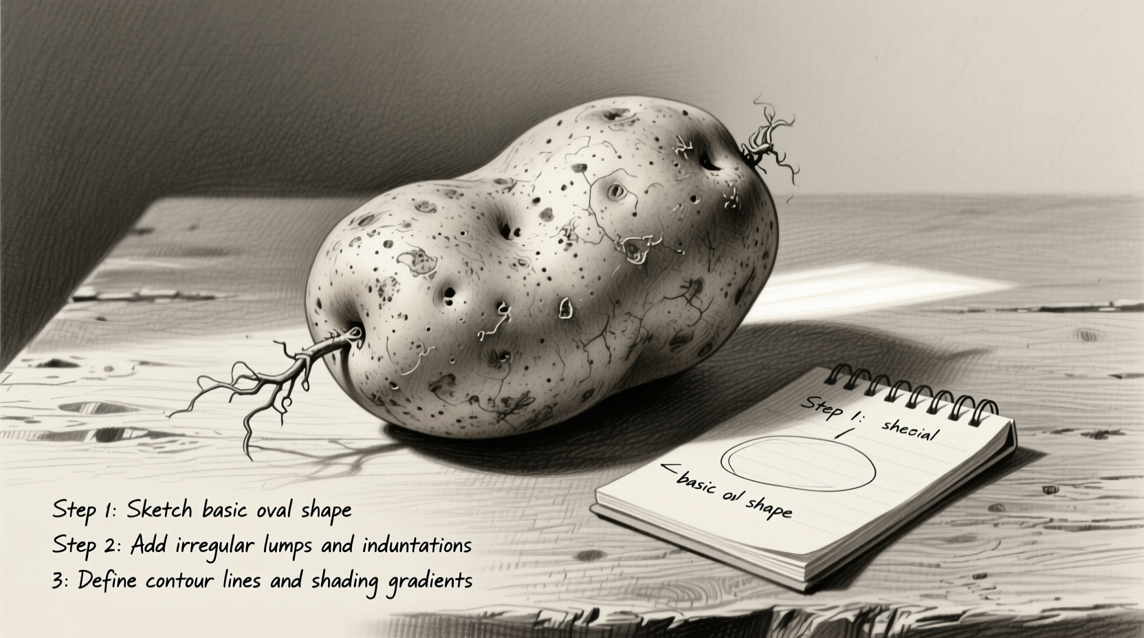 How to Draw a Potato: 7 Simple Steps for Beginners