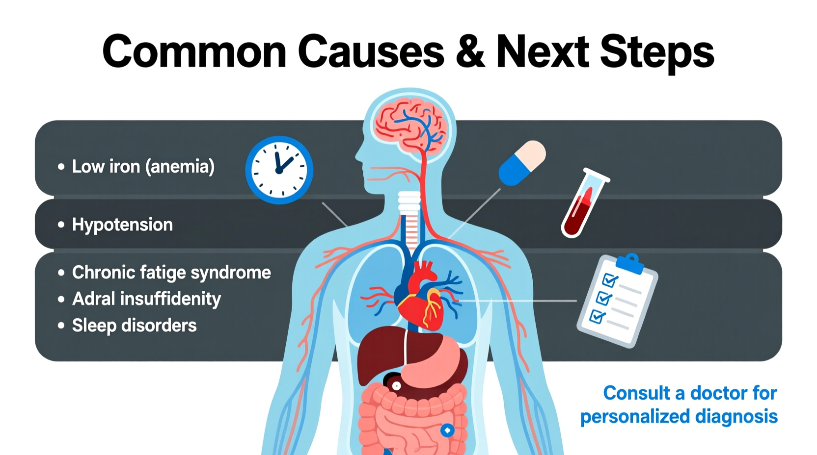 constant dizziness and fatigue common causes what to do
