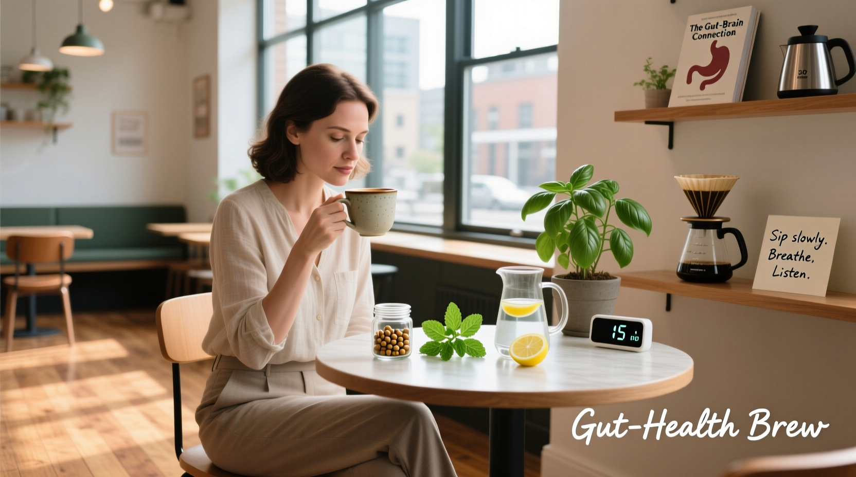 best way to drink coffee for gut health