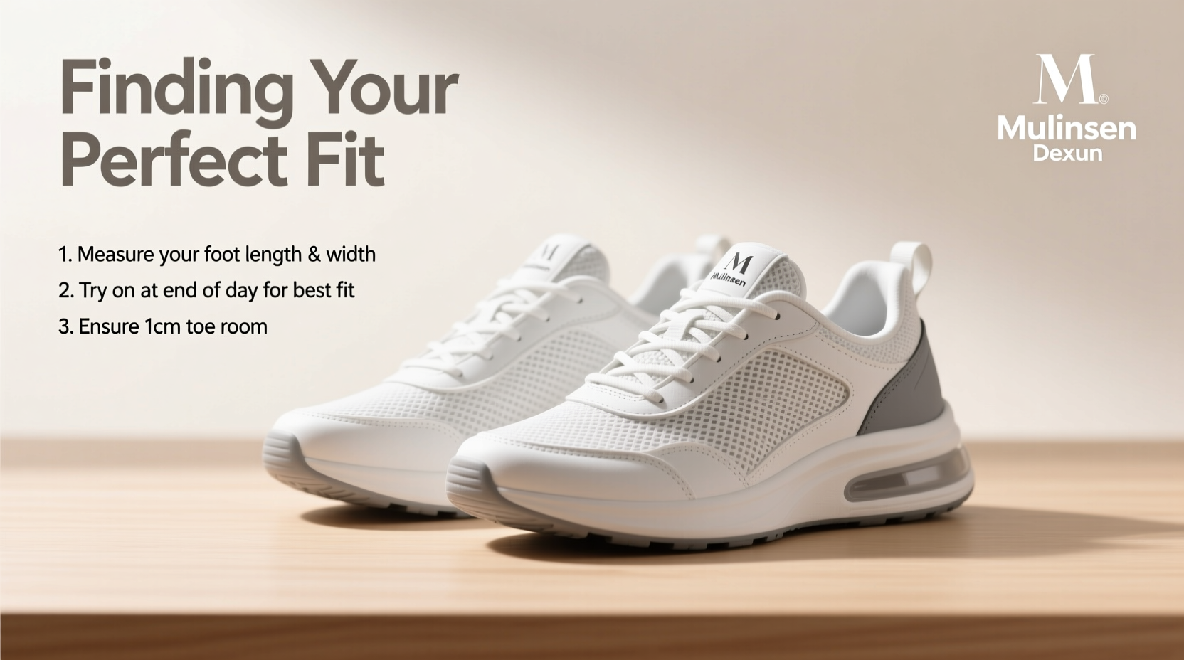 a practical guide to finding the perfect fit for mulinsen dexun womens sneakers