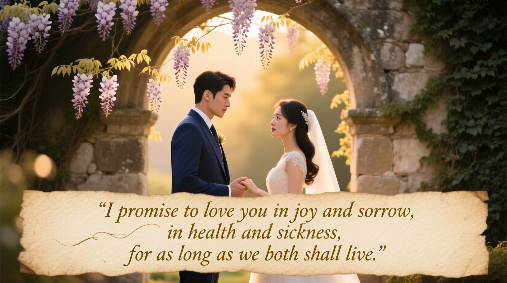 what are the vows said at a wedding