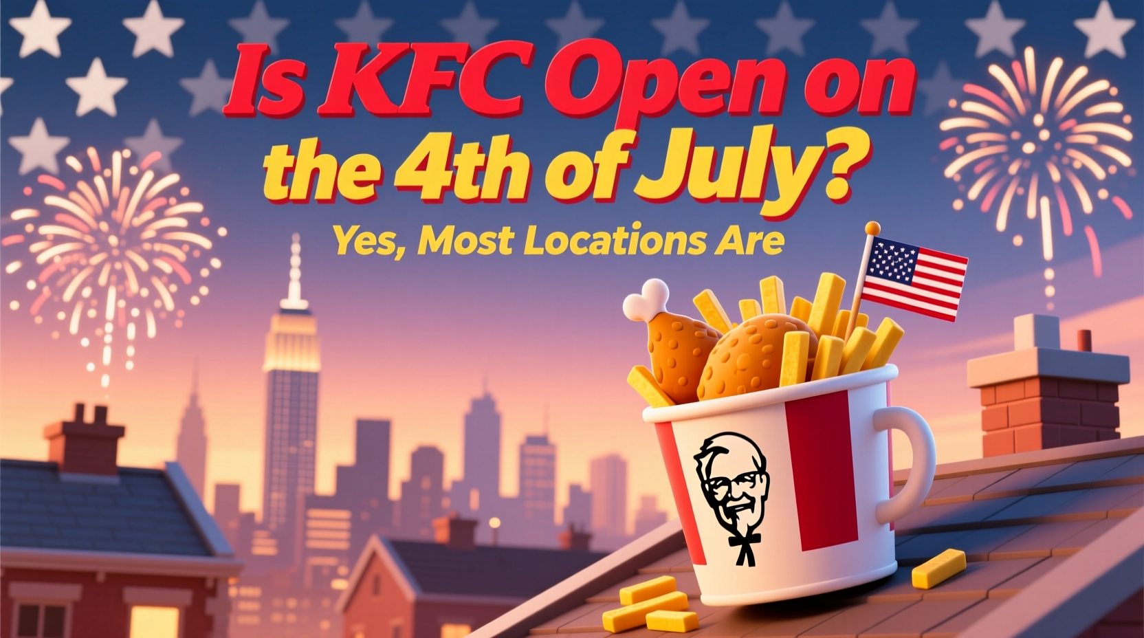 is kfc open on the 4th of july
