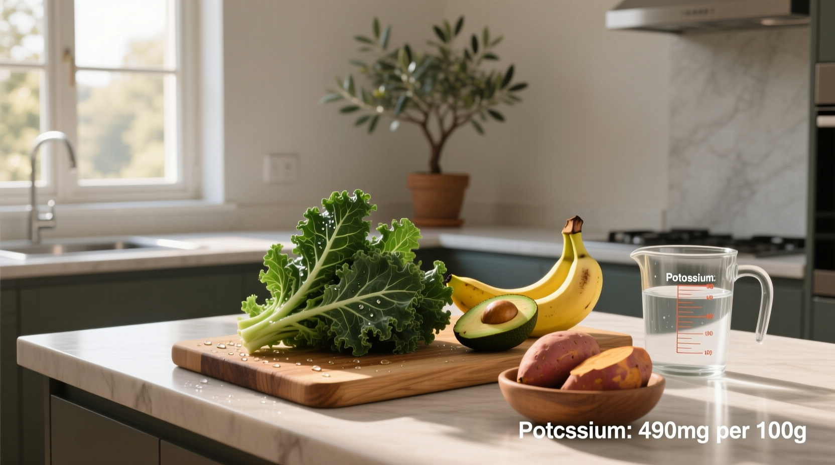does kale have potassium