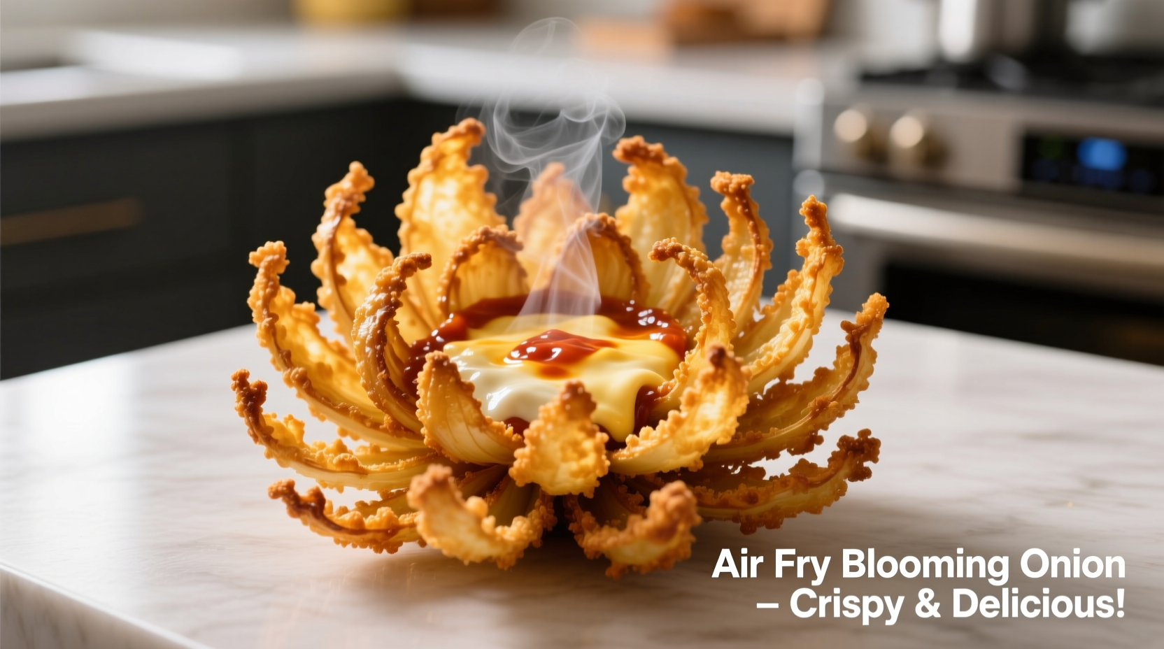 air fry blooming onion