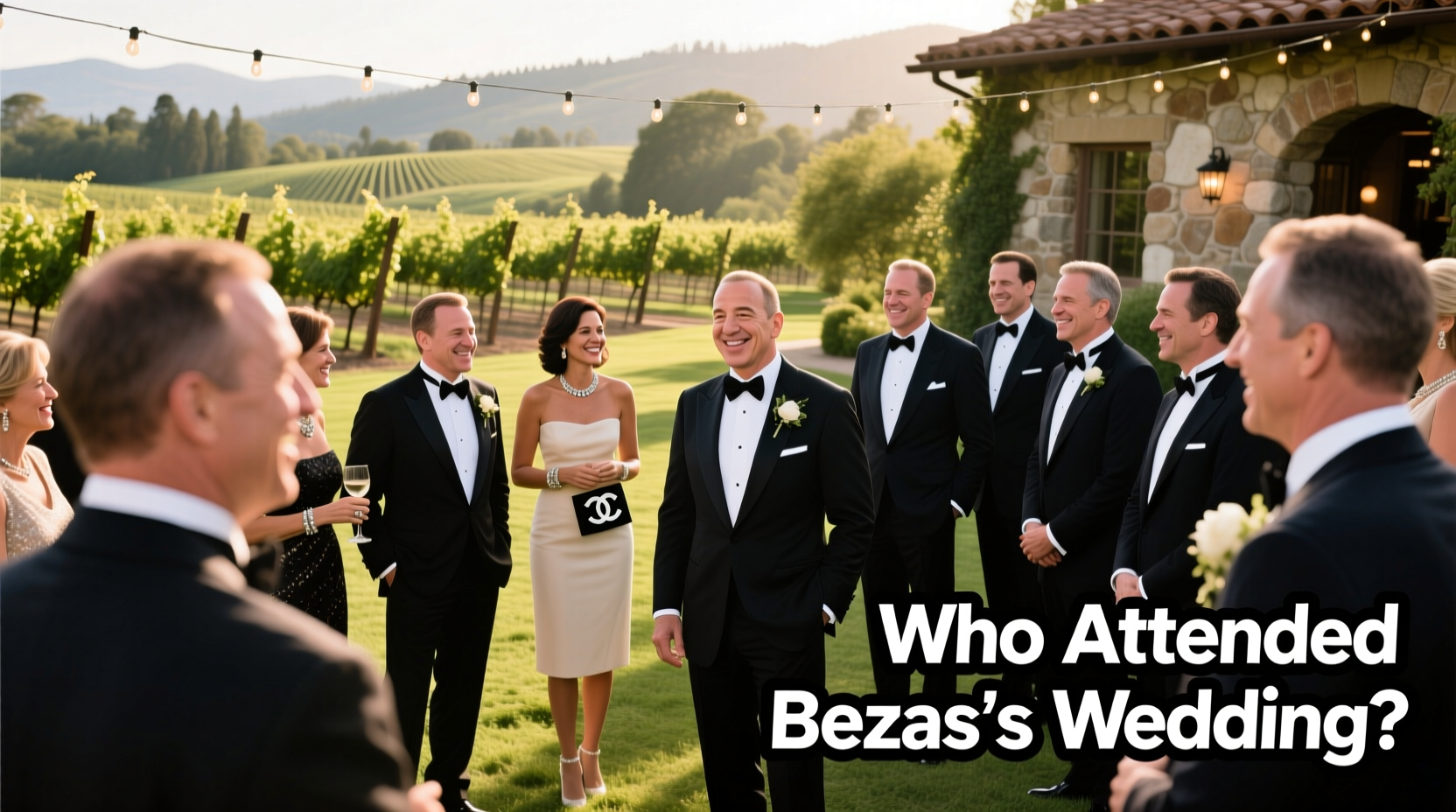 who attended bezos wedding
