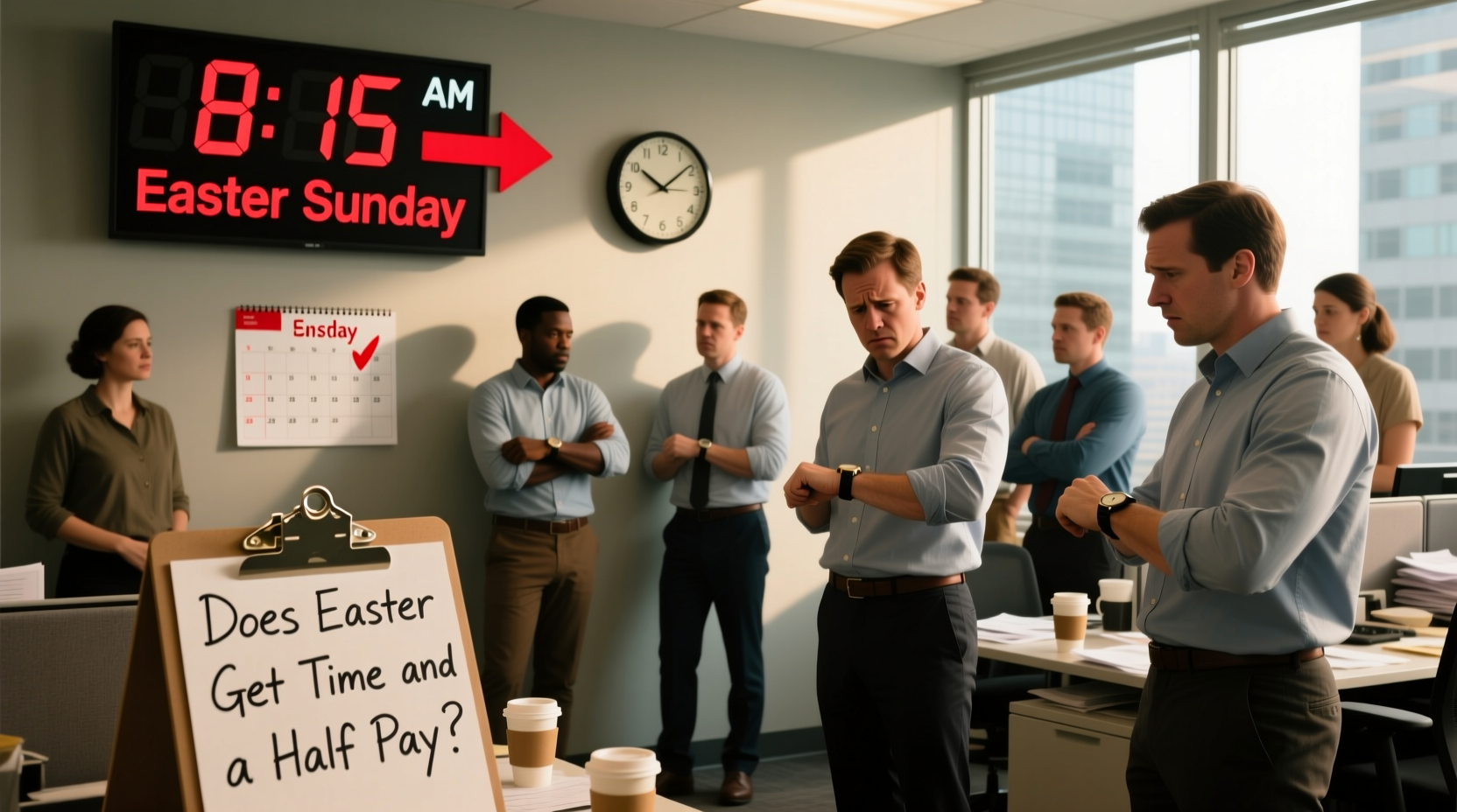 does easter get time and a half