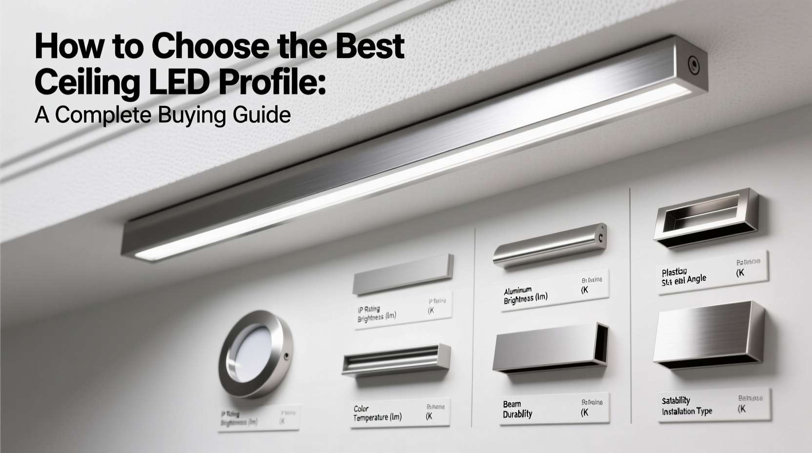 How to Choose the Best Ceiling LED Profile for Your Project