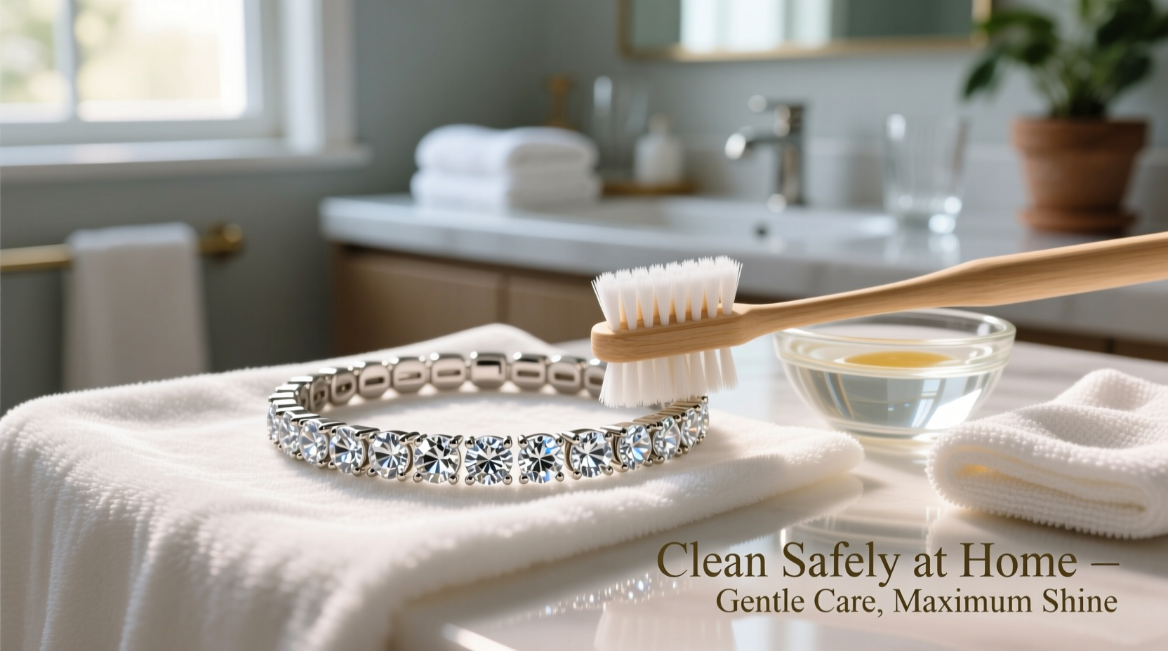 safe and effective methods to clean your diamond bracelet at home