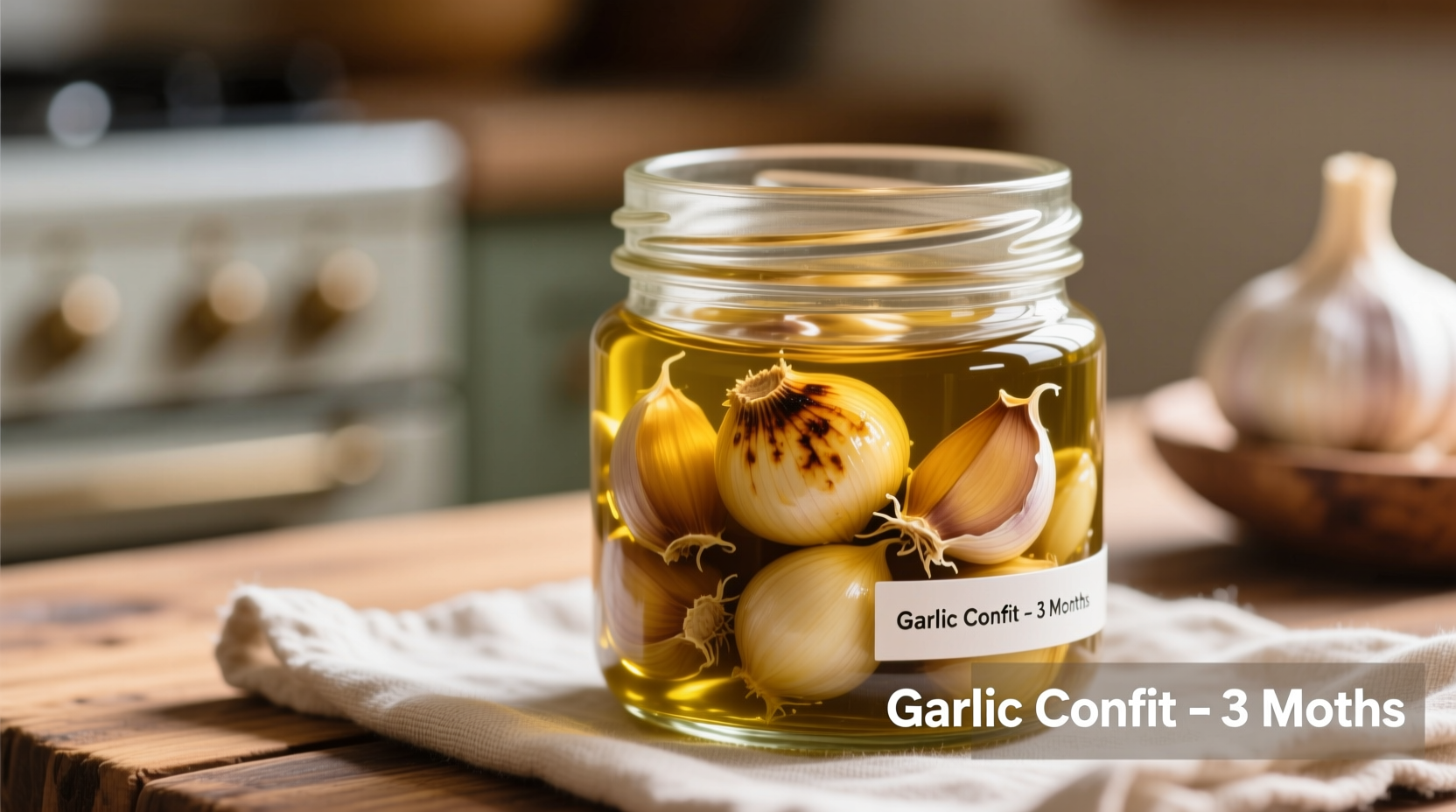 how long does garlic confit last