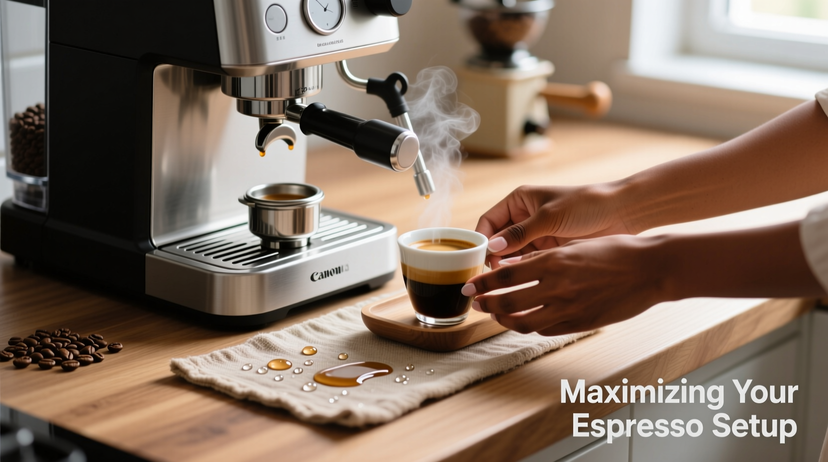 maximizing your espresso setup how to effectively use a drying mat with your espresso machine